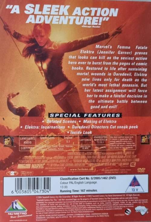 DVD: Elektra