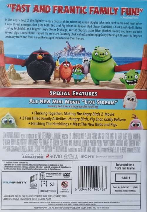 DVD: The Angry Birds Movie 2