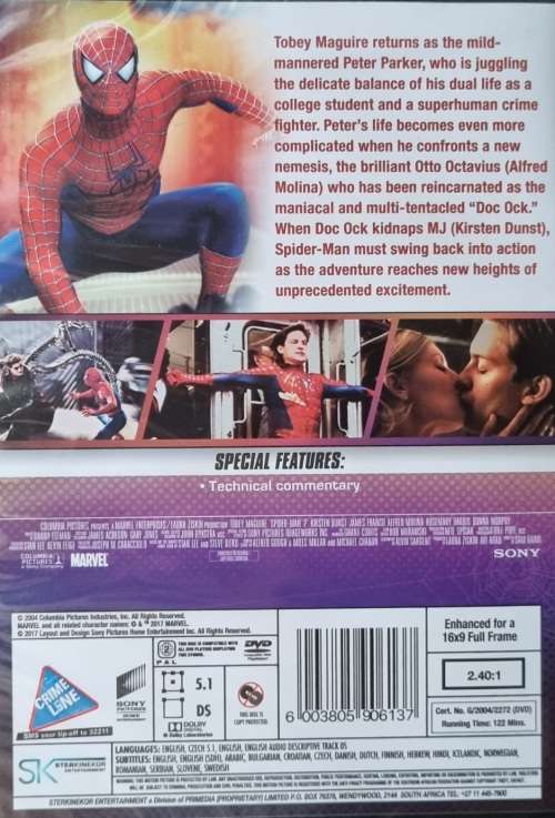 DVD: Spiderman 2