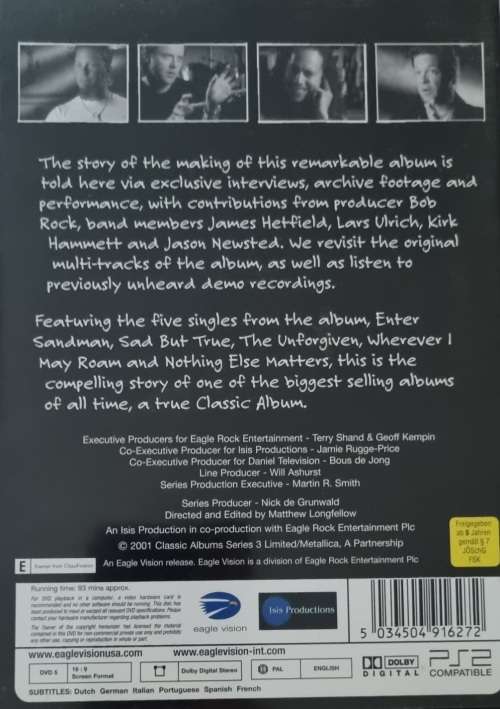 DVD: Metalica Black Album
