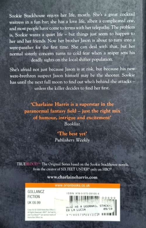 Books: DEAD AS A DOORNAIL by Charlaine Harris (Book 5 in the Sookie Stackhouse / True Blood Series)