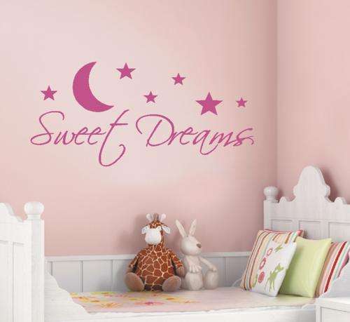 Vinyl Decals Wall Art Stickers - Sweet Dreams