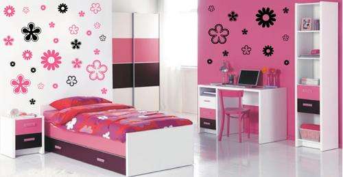 Vinyl Decals Wall Art Stickers - 20 Abstract Flowers 2