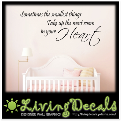 Vinyl Decals Wall Art Stickers - Inspirational Smallest Things