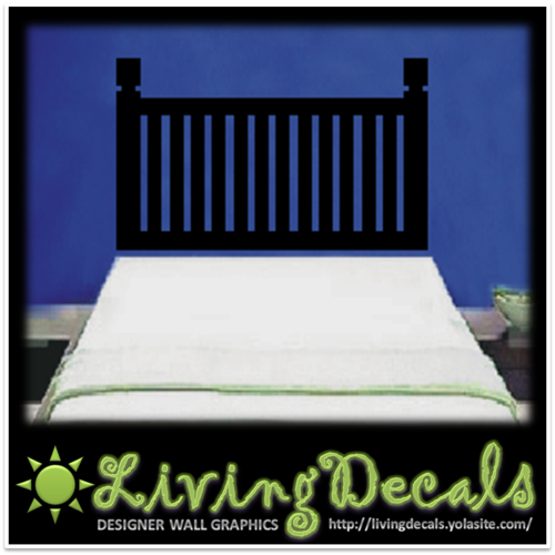 Vinyl Decals Wall Art Stickers - Headboard SINGLE