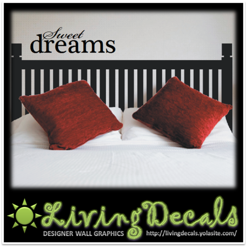 Vinyl Decals Wall Art Stickers - Sweet Dreams