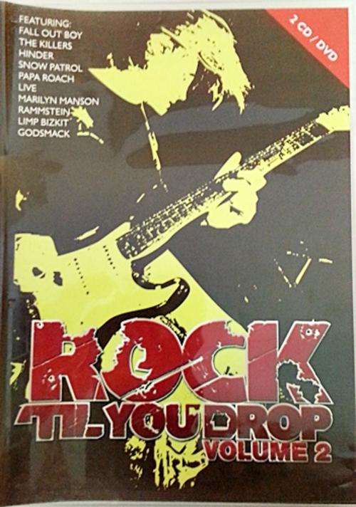 Music DVD: Rock 'Til You Drop (Volume 2) Various Artist - 2 cds & 1 dvd set