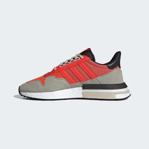 adidas Men`s ZX 500 RM Core Black / Solar Red DB2739 Size UK 12 (SA 12)