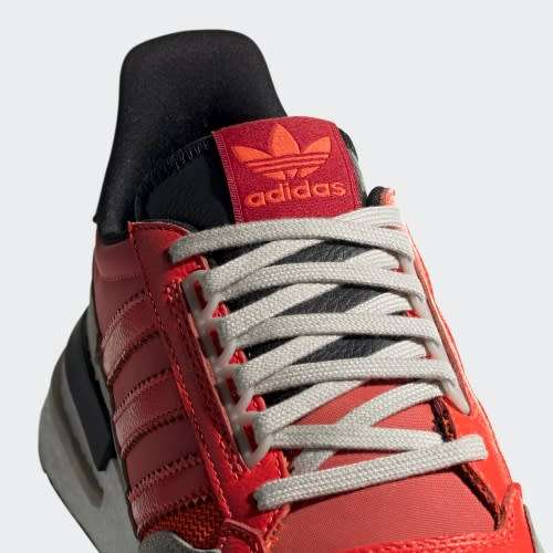 adidas Men`s ZX 500 RM Core Black / Solar Red DB2739 Size UK 12 (SA 12)