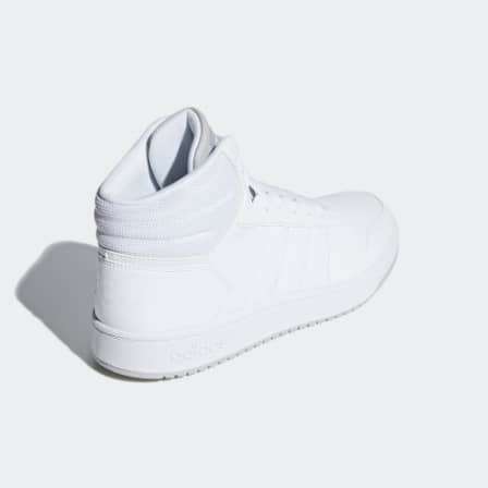 adidas Men`s HOOPS 2.0 MID White/ White F34813 Size UK 12 (SA 12)