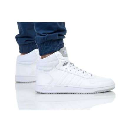 adidas Men`s HOOPS 2.0 MID White/ White F34813 Size UK 12 (SA 12)