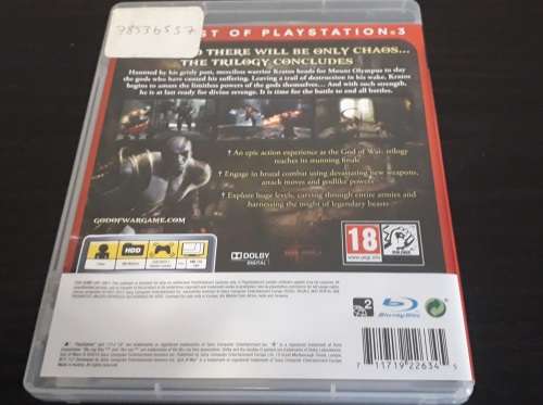 PS3 Bundle God of war 3, Mass effect 3, Call of duty modern warfare 3  Black Friday deals