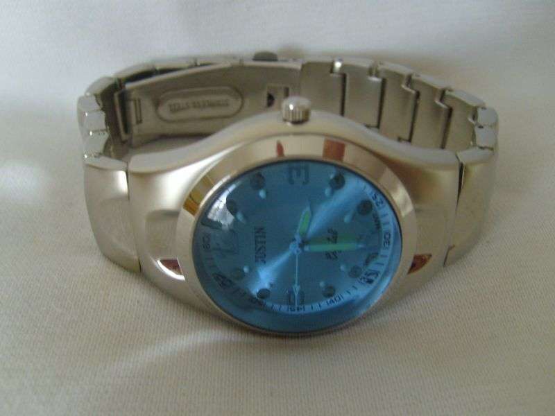 STUNNING JUSTIN STAINLESS STEEL GENT WATCH (EXELLENT QUALITY)