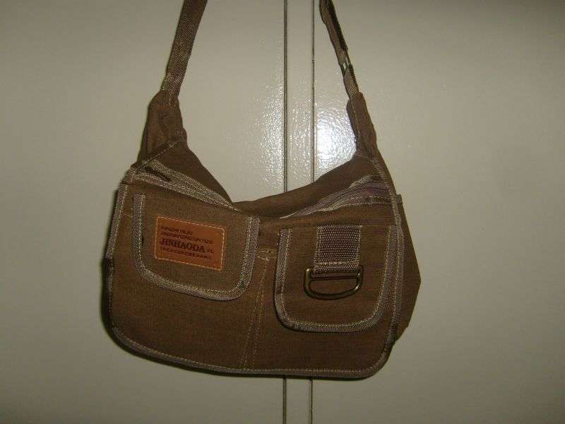FASHIONABLE CANVASS SHOLDER BAG