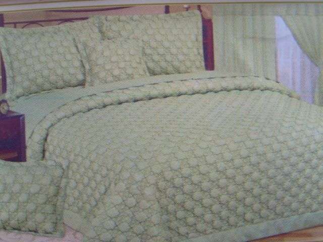 10 PIECE QUEEN SIZE LUXURY WONDERFUL POLYCOTTON BEDSPREAD SET
