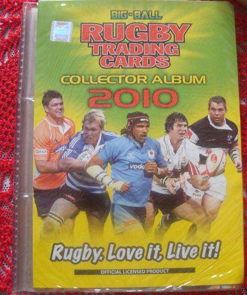BIG -BALL RUGBY TRADING CARDS 2010 COLLECTORS ALBUM