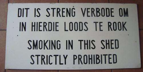 SAR/SAS GOODSHED SIGN