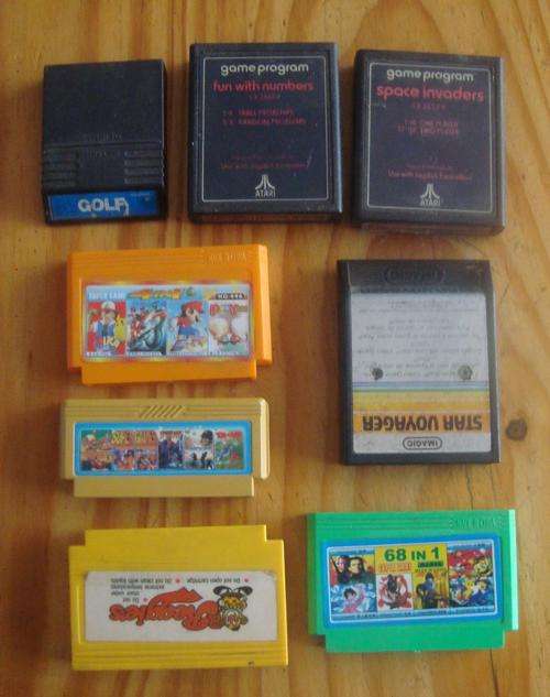 VINTAGE GAME CASSETTES