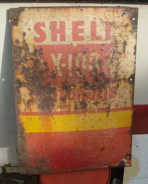 SHELL MOTOR OIL SIGN