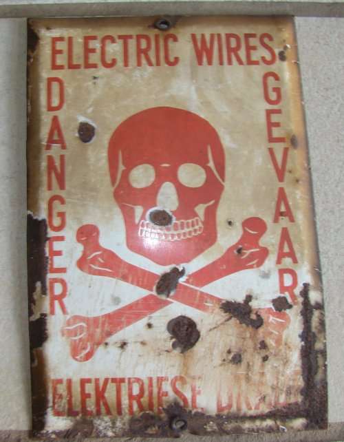 DANGER ELECTRICITY SIGN BOARD