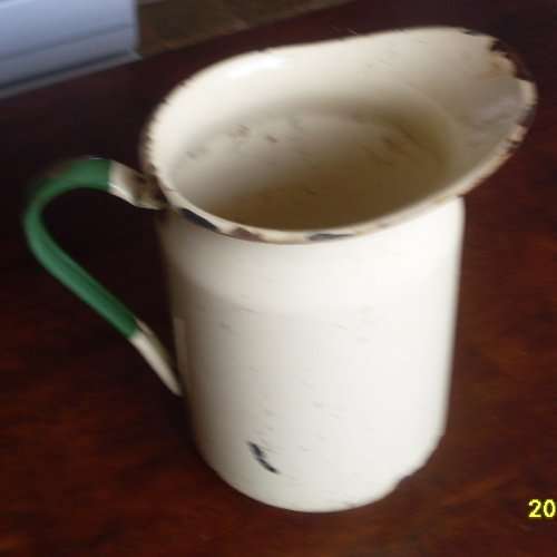 ENAMEL JUG