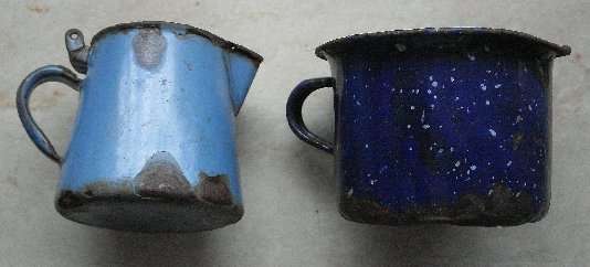 ENAMEL WARE TRIO