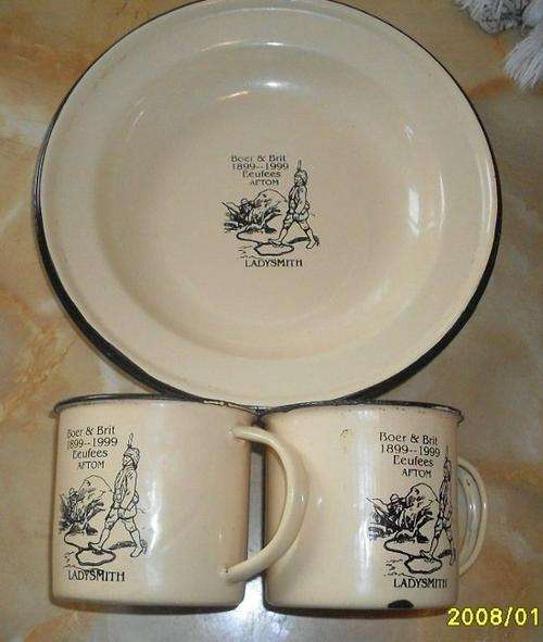 BOER EN BRIT ENAMEL WARE