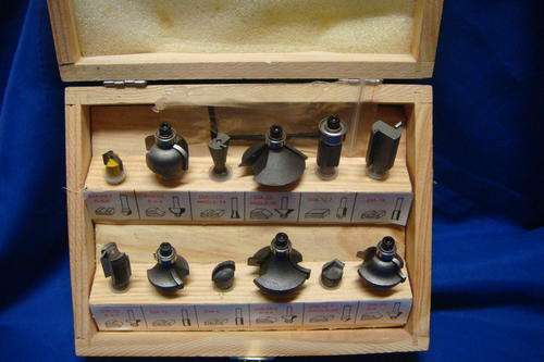 Top line quality 12pc. Router bits