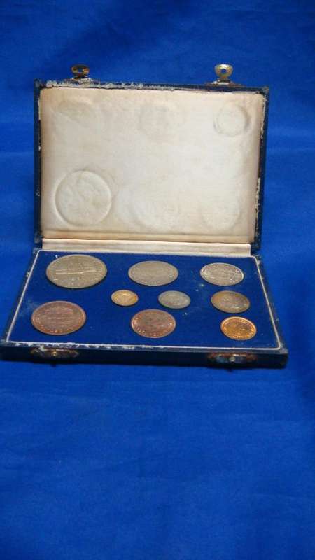 South African coin collection from 1960 including holder