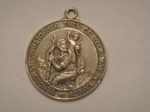 Silver St Christopher pendant