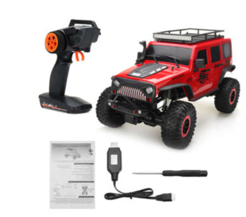 Wltoys 104311 Jeep Wrangler Rock Crawler Radio Control Car 4x4 Dual Motor