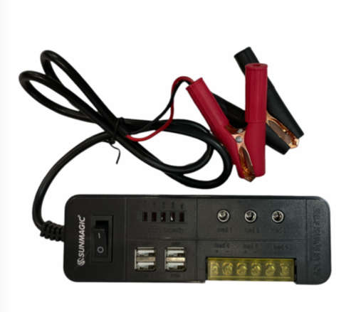 Battery Switch & Plug Socket With USB Ports for inverter back up systems
