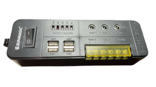 Battery Switch & Plug Socket With USB Ports for inverter back up systems