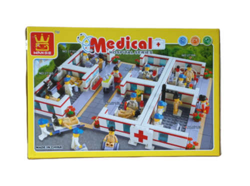 157 Piece Building Blocks Mini Figure Toys Hospital Series