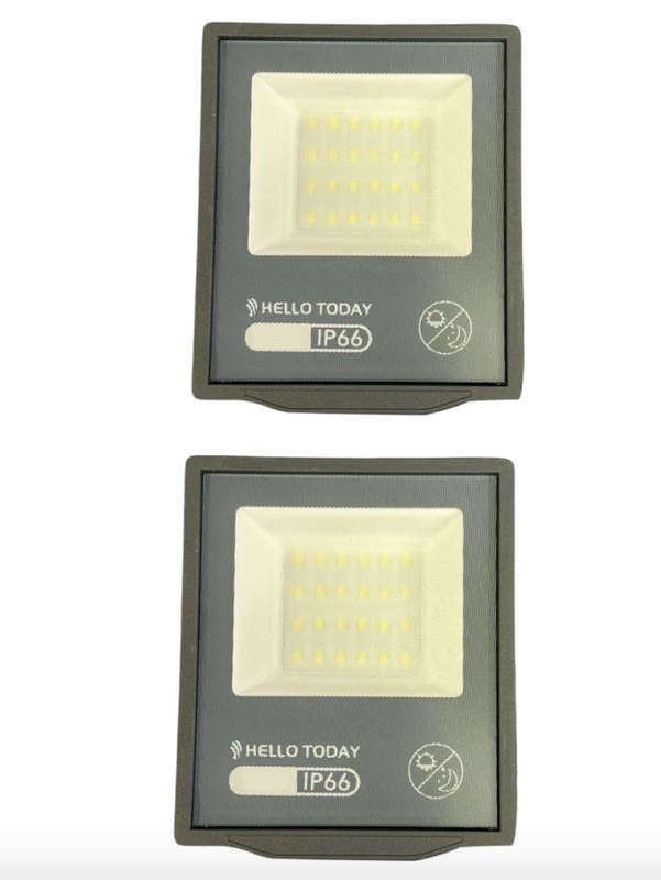2 Pack - 50w Day Night Sensor LED Floodlight IP66