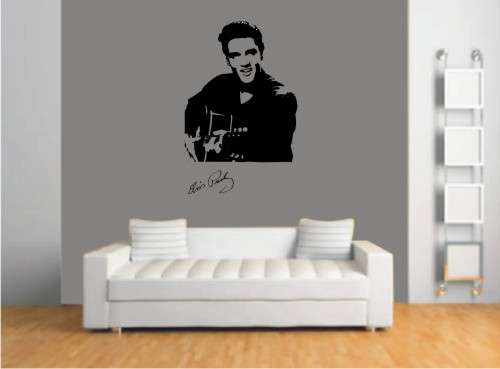 Vinyl Decal - Elvis Presley - Wall Art