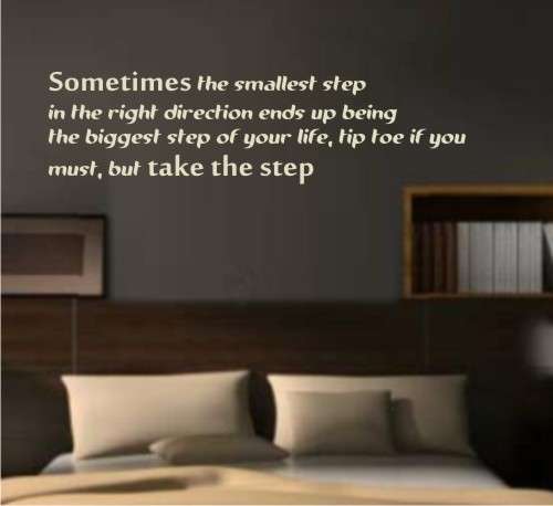 Vinyl Decal - Sometimes  - Inspirational Quote - Wall Art