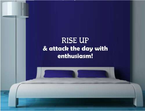 FREE SHIPPING! - Vinyl Decal - Rise Up!  - Inspirational Quote - Wall Art