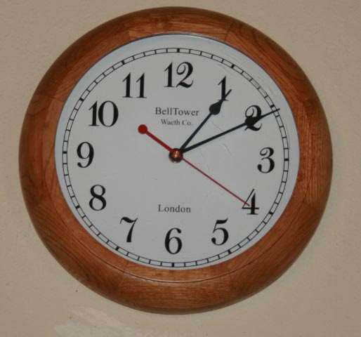 New Solid Oak Wall Clock
