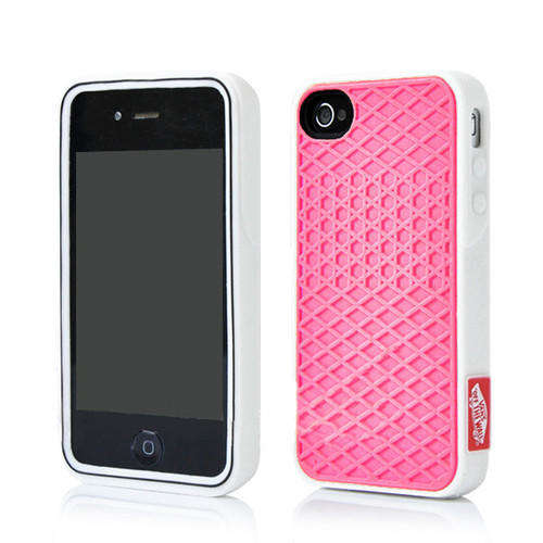 * Vans Off The Wall iPhone 4/4s Silicone Cover * Pink * Free Shipping! *