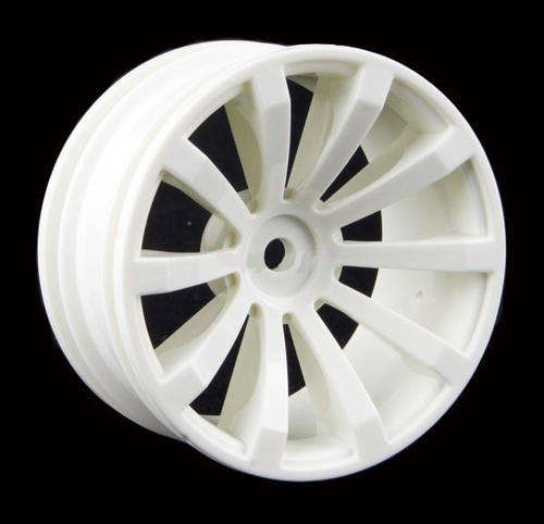 * 1/10 RC Car * 26mm * Set of 4pc Rims Wheels * Tamiya HPI * White * Free Shipping! *