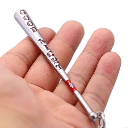 * Suicide Squad * Harley Quinn Baseball Bat Keychain / Keyring * Free Shipping! *