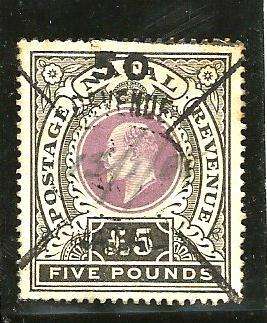 NATAL 1903 KE VII 5 POUND GOOD USED!!! CV R8500++