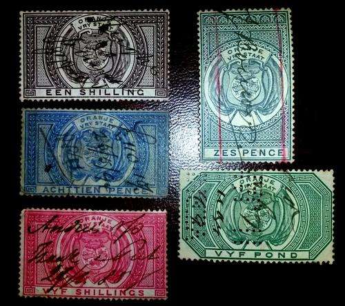 OFS Revenue Selection up to 5 pound - hand cancelled, good condition!