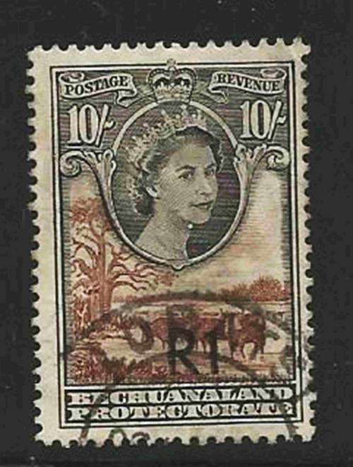 BECHUANALAND 1961 R1 OVERPRINT USED CV 1600+++!