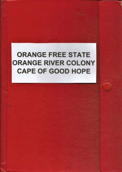 STOCKBOOK WITH OFS / COGH COLLECTION MINT AND USED WITH HIGH VALUES, TRIANGLES ETC - READ BELOW