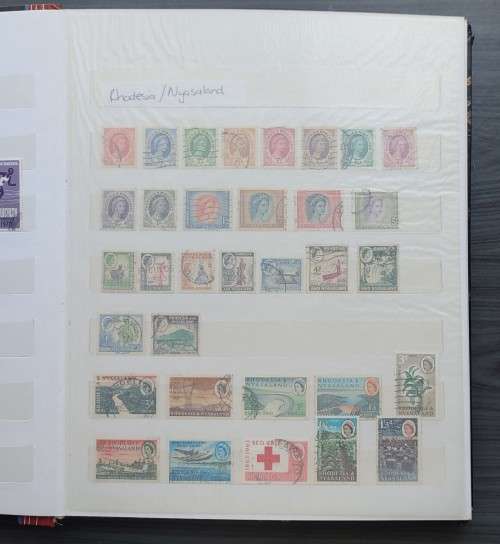 LARGE 16PG STOCKBOOK IN GOOD CONDITION WITH BR COMMONWEALTH - LOTS OF SETS / VALUE