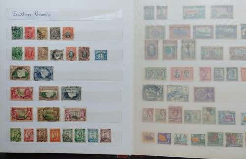 LARGE 16PG STOCKBOOK IN GOOD CONDITION WITH BR COMMONWEALTH - LOTS OF SETS / VALUE
