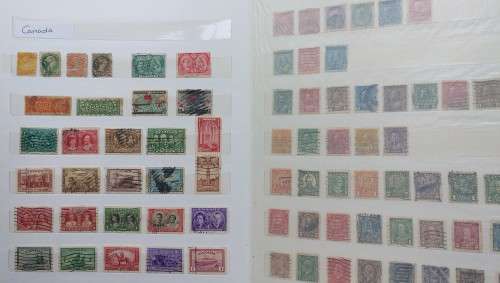 LARGE 16PG STOCKBOOK IN GOOD CONDITION WITH BR COMMONWEALTH - LOTS OF SETS / VALUE