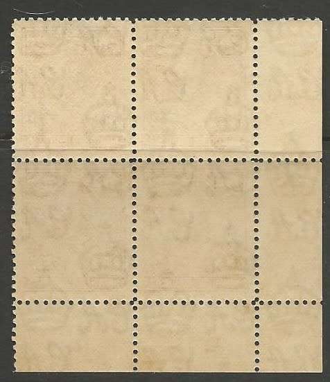 RHODESIA  1938 2D CORNER BLOCK MNH FINE